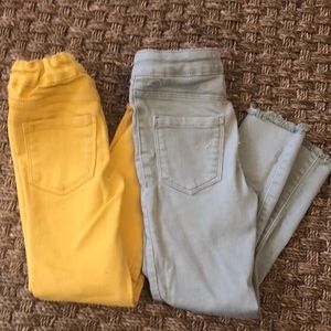 Zara girls skinny pants
